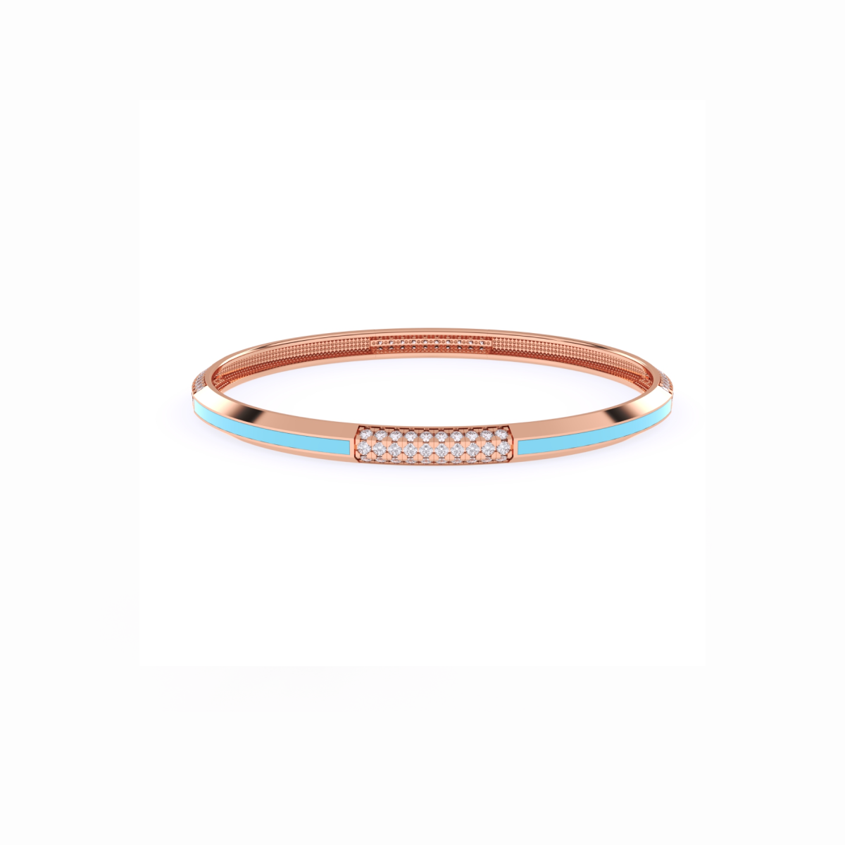Antique Round Diamond Bangle For Women
